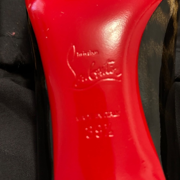 Louboutin leopard mid heel - Picture 6 of 7